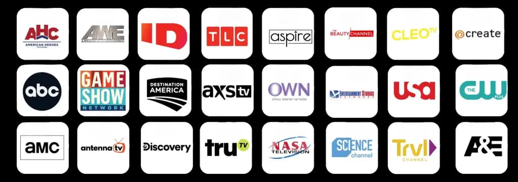 Music and specialty channels available on Rove IPTV