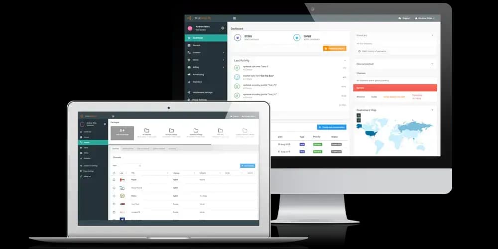 A visual representation of the IPTV reseller credit system