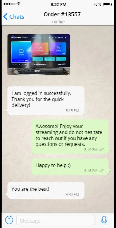 WhatsApp Rove IPTV review