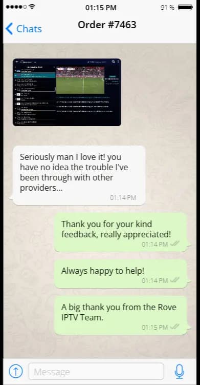 WhatsApp Rove IPTV review