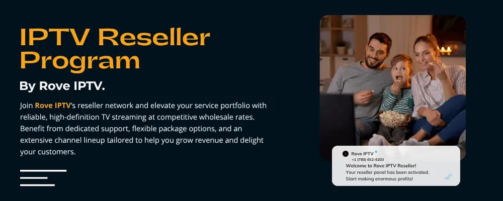 IPTV reseller program overview
