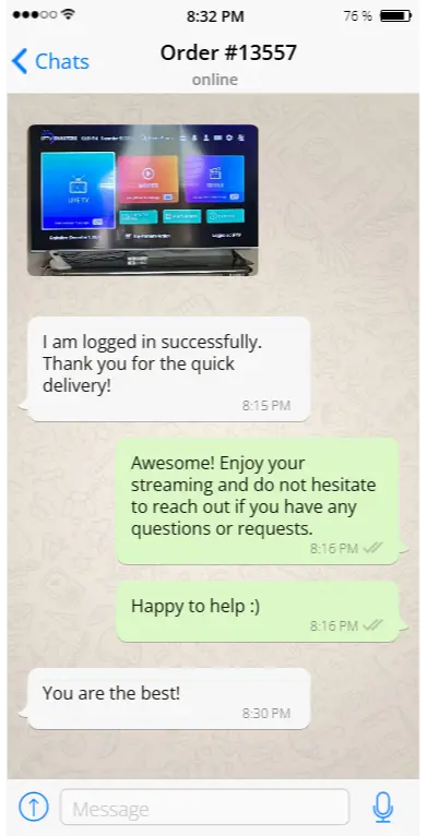 WhatsApp Rove IPTV Reviews
