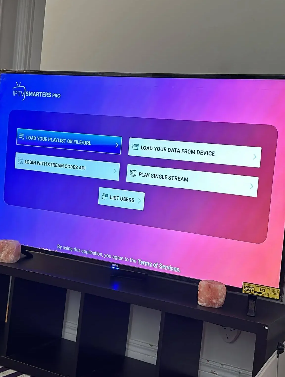 Customer TV setup with Rove IPTV