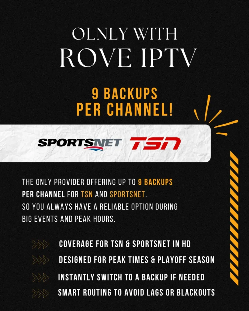Rove IPTV TSN Sportsnet