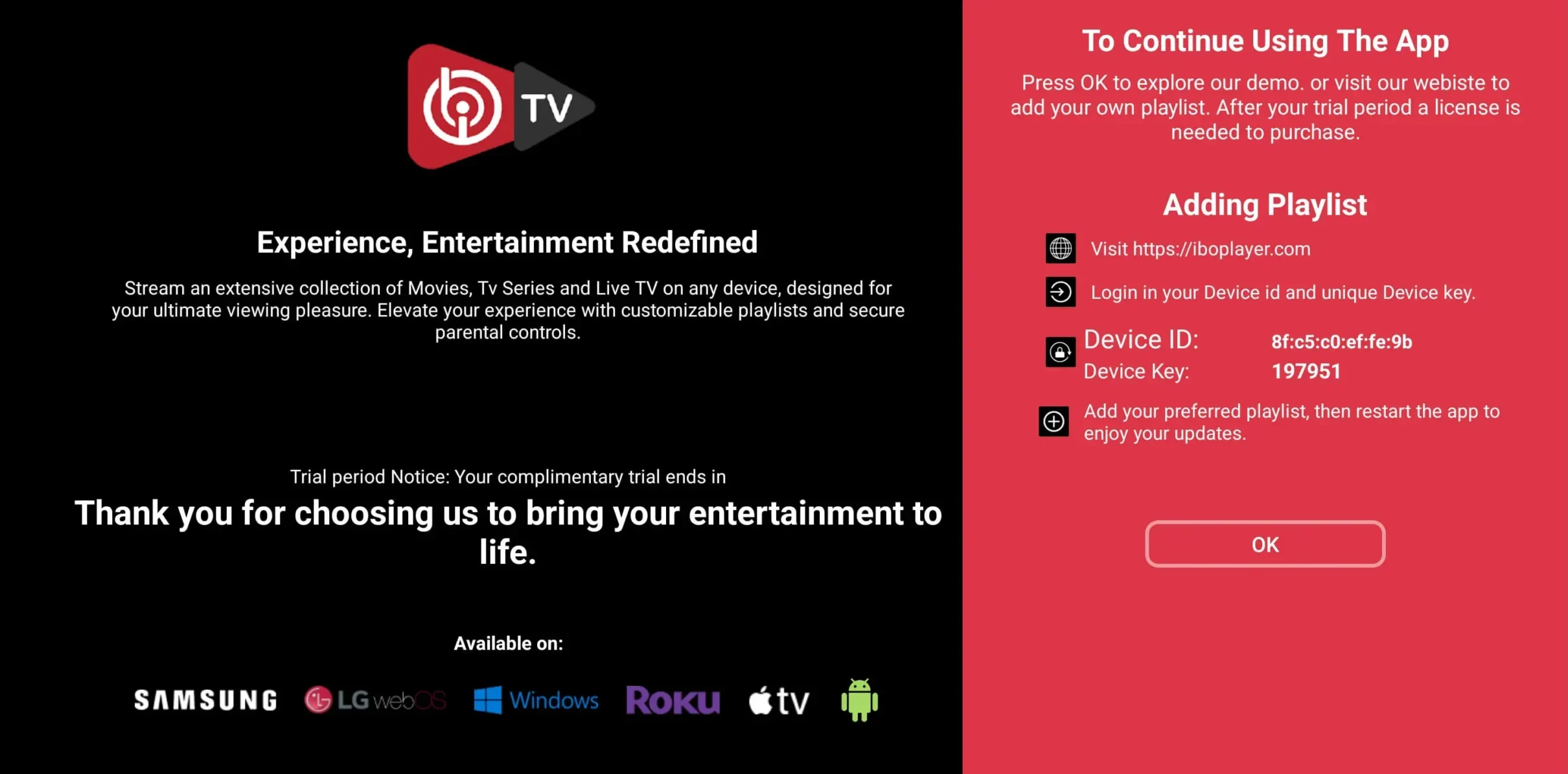 Ibo Player Roku Channel Store